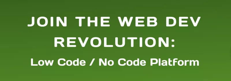 Web on Demand no code/low code web dev platform