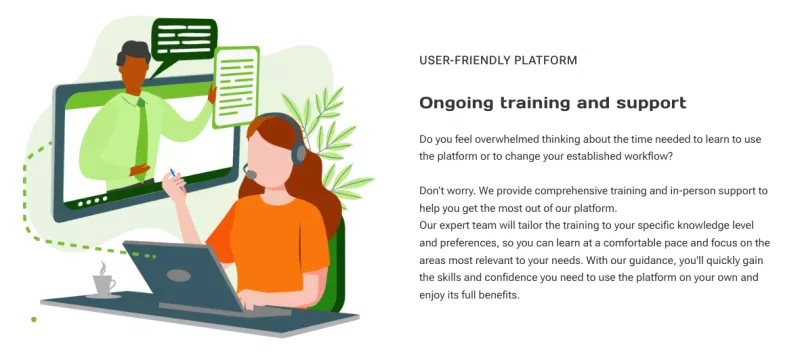 Support and Training by Web on Demand