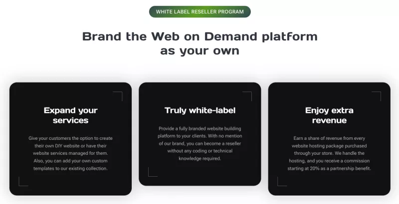 White label web design by Web on Demand