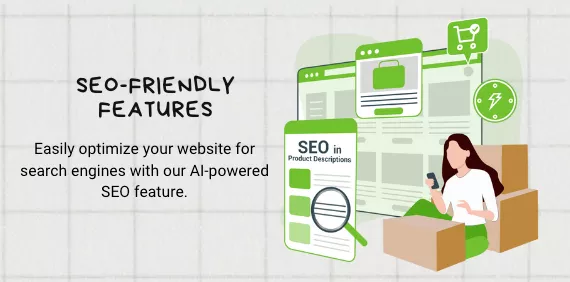 SEO friendly features by Web on Demand