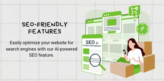 AI-optimized product descriptions and SEO for e-commerce with Web on Demand